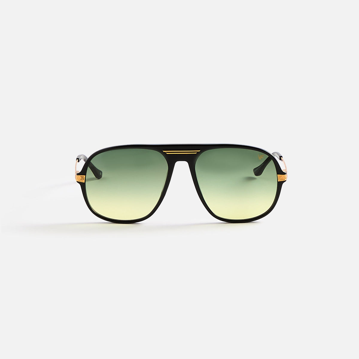 Vintage Frames Lucky Black Acetate - Green Yellow Gradient | Kith Green Yellow Gradient