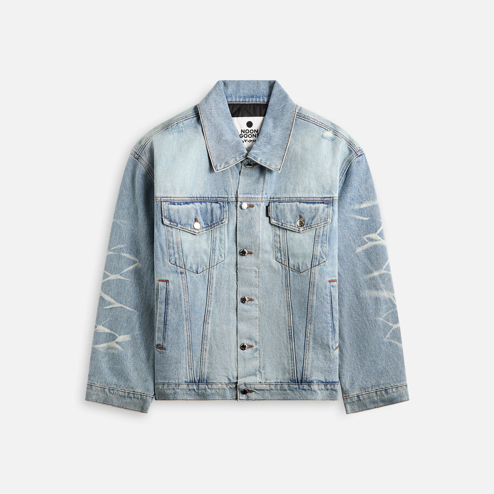 Noon Goons Jailhouse Quilted Denim Jacket - Beach Blue | Kith Beach Blue