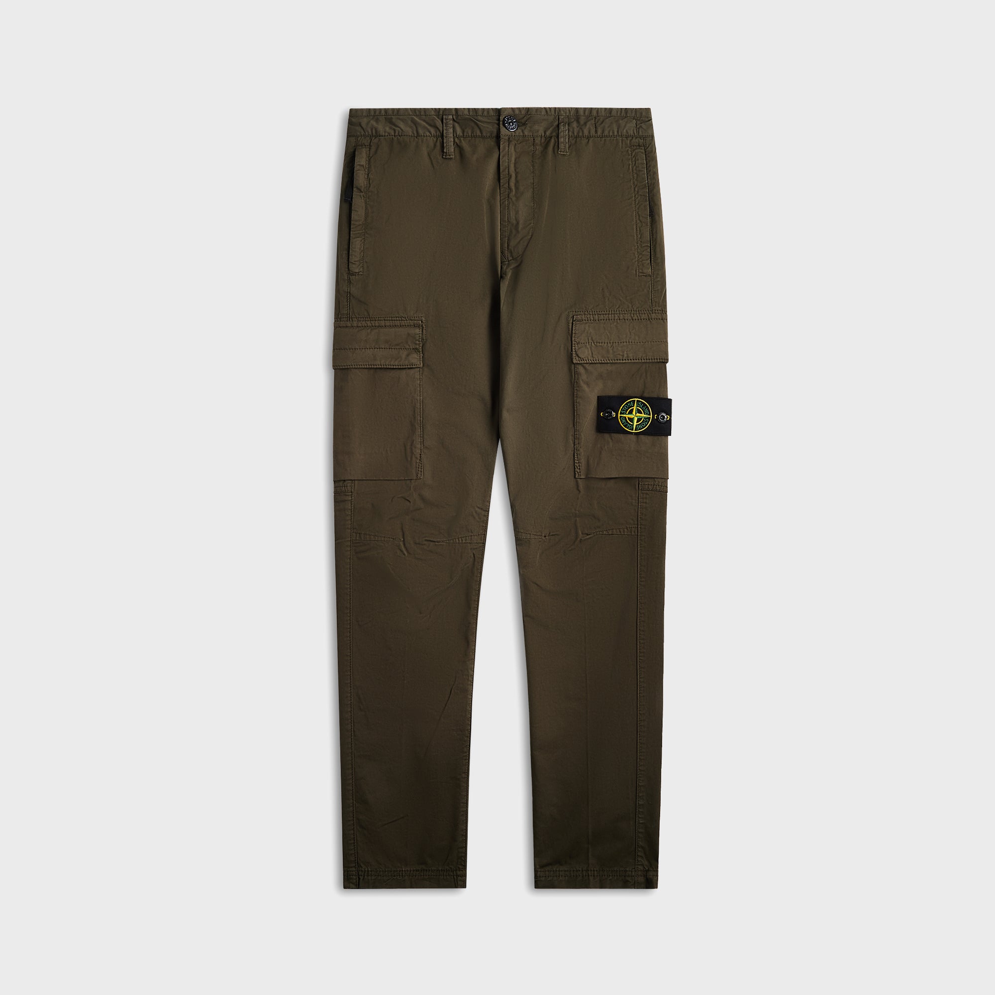 Stone Island Stretch-Tc Garment Dyed Pant - Military Green | Kith Military Green