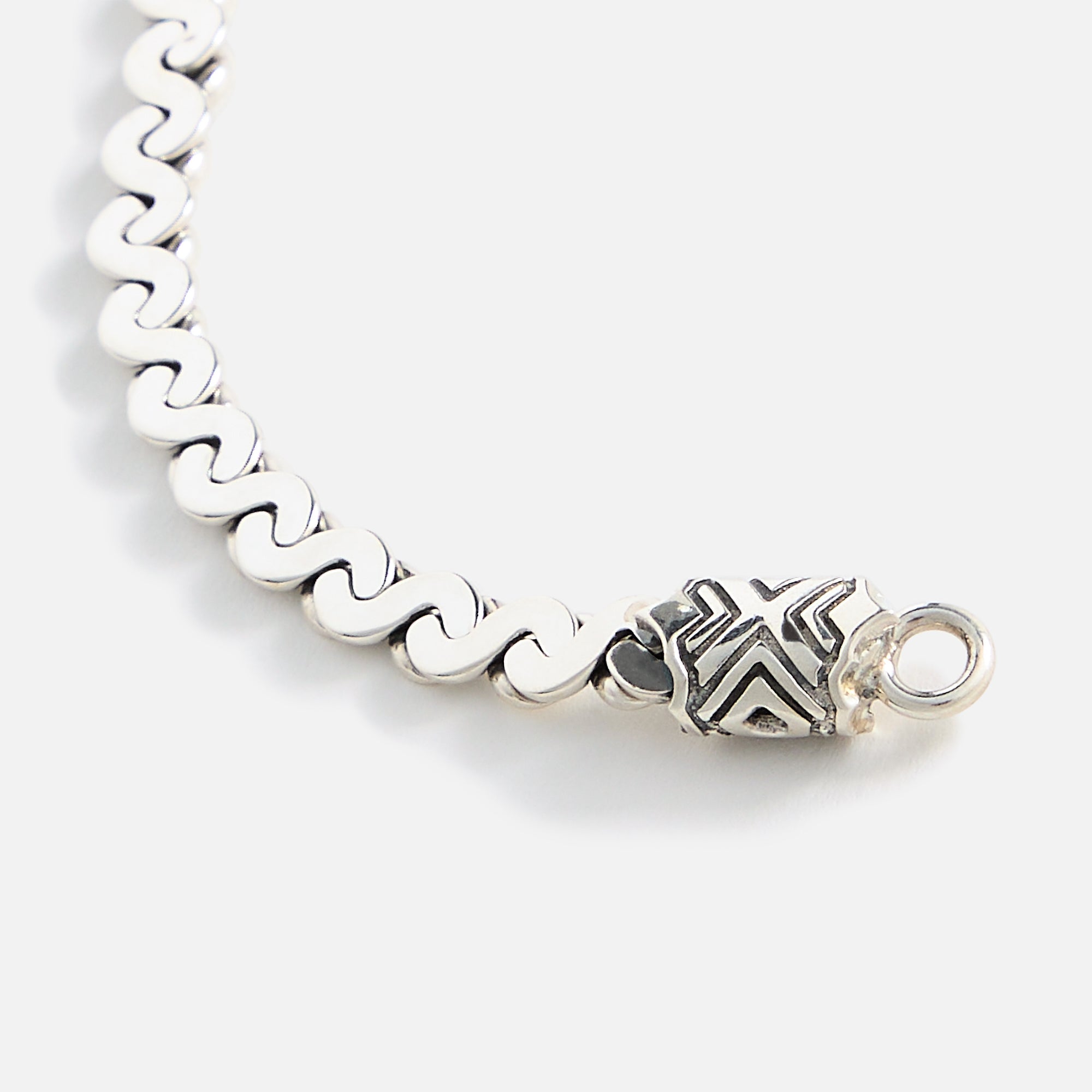 Emanuele Bicocchi Infinity Loop S-link Chain Bracelet (Large) - Silver | Kith Silver