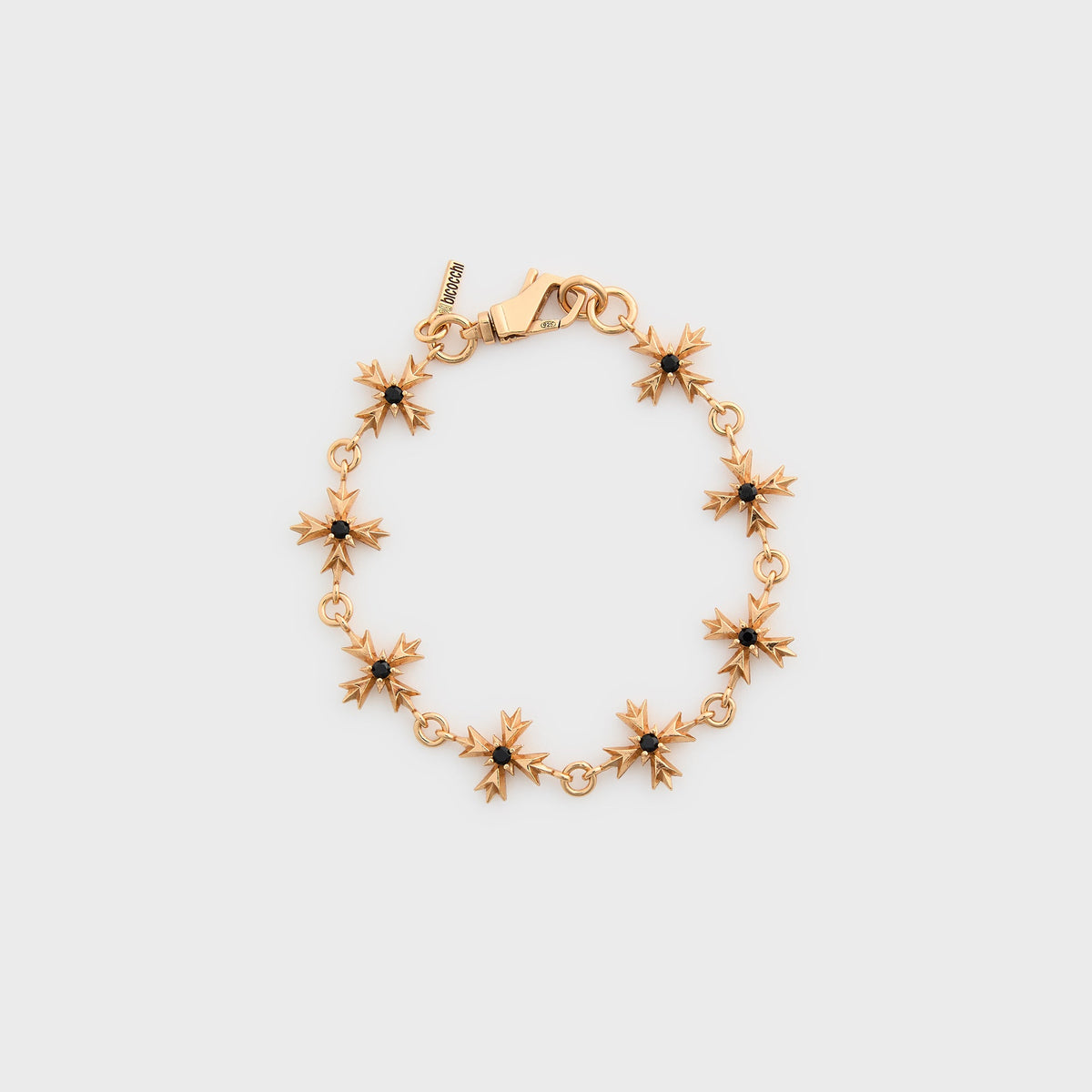 Emanuele Bicocchi Gold Black Zirconia Crest Bracelet - Gold | Kith Gold