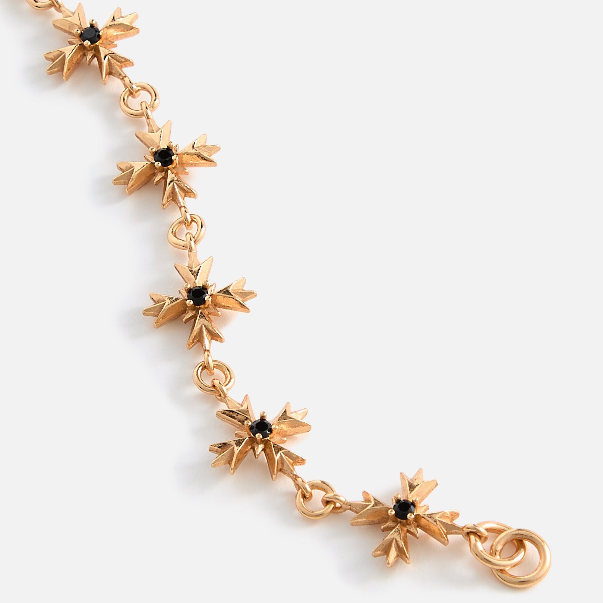Emanuele Bicocchi Gold Black Zirconia Crest Bracelet - Gold | Kith Gold