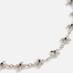 Emanuele Bicocchi Black Zirconia Crest Necklace - Silver | Kith Silver