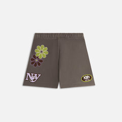 Kith Women Rayne Floral Sweatshort - Hematite | Kith Hematite