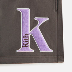 Kith Women Rayne Floral Sweatshort - Hematite | Kith Hematite