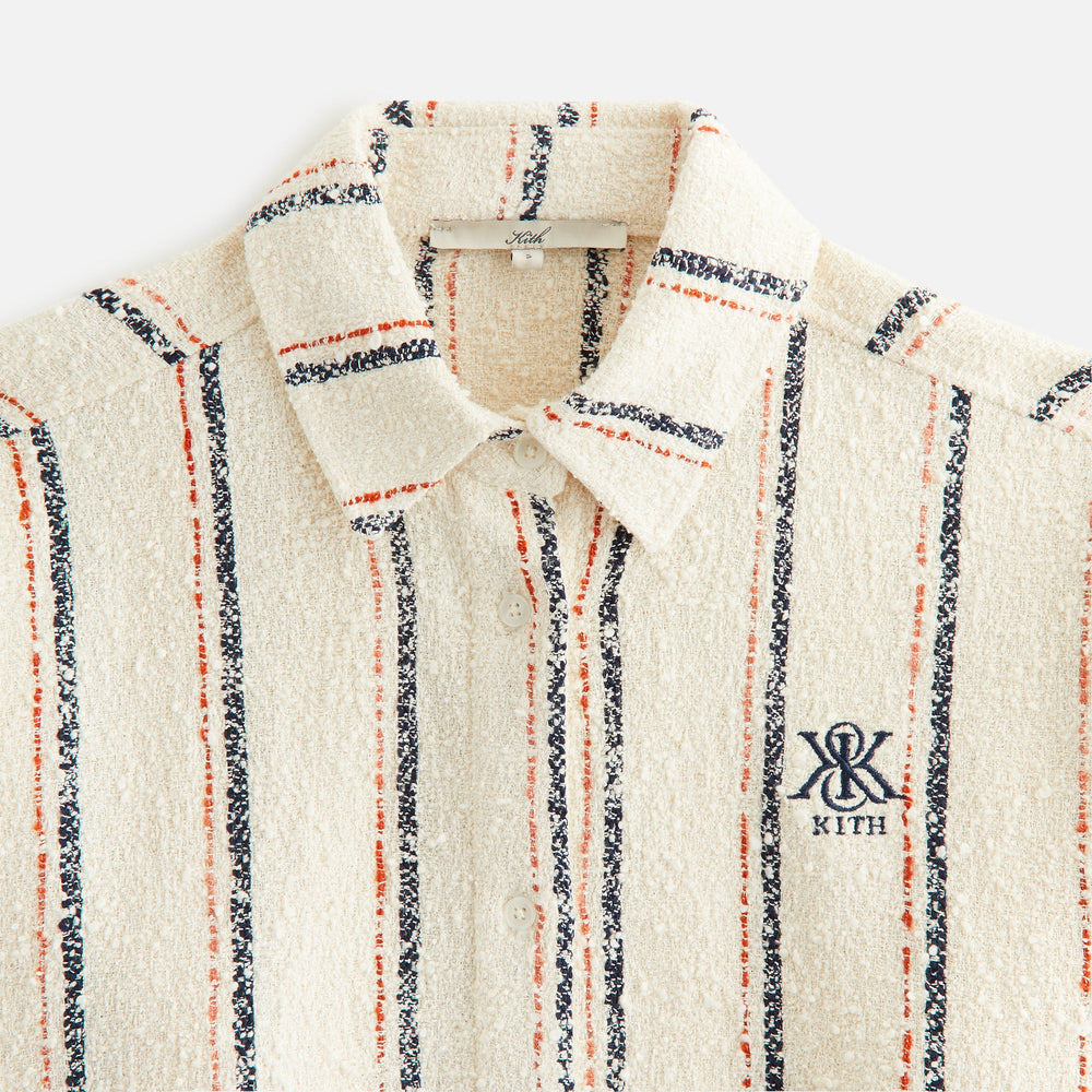 Kith Women Roanne II Boucle Shirt - Whisper | Kith Whisper