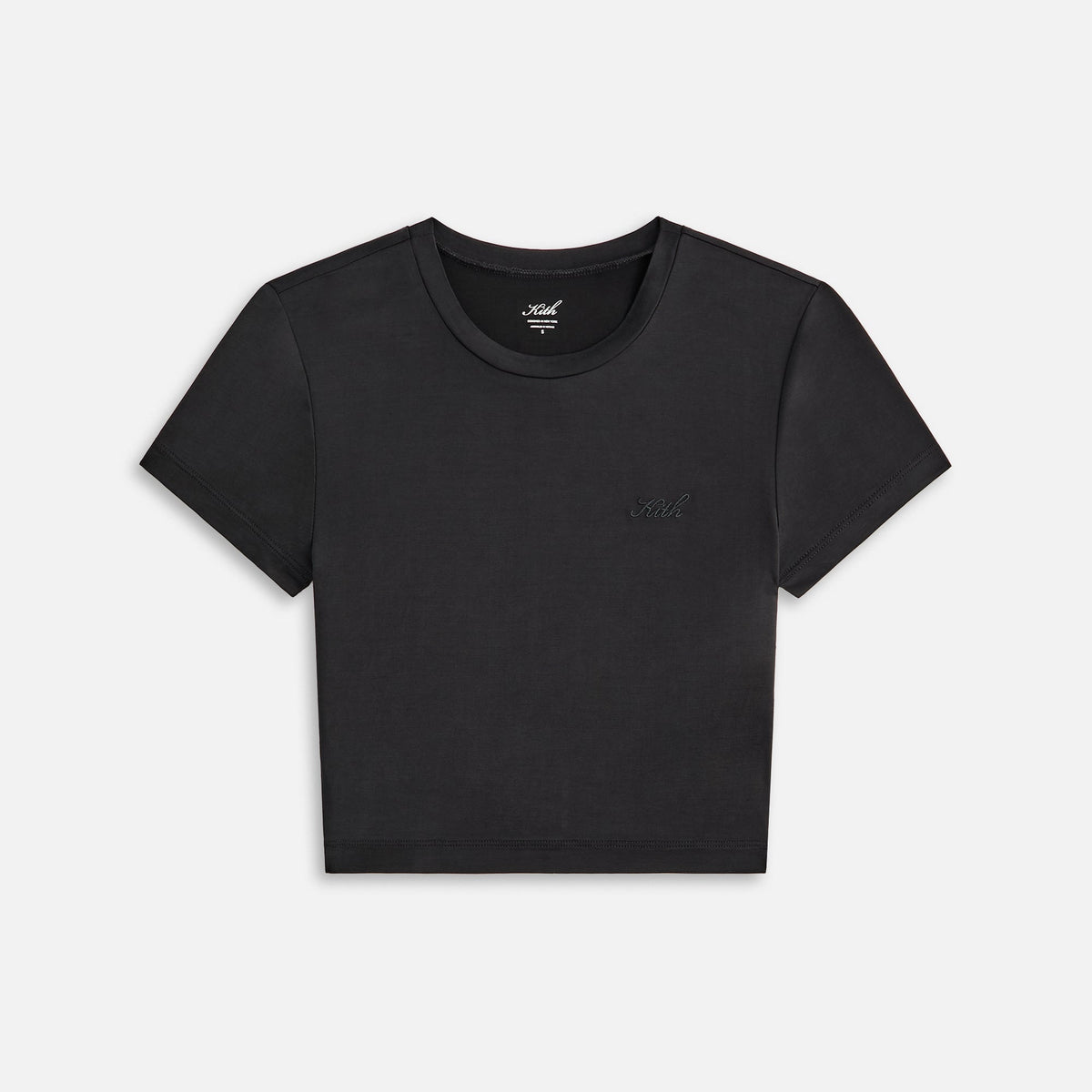 Kith Women Mulberry III Cupro Tee - Black | Kith Black