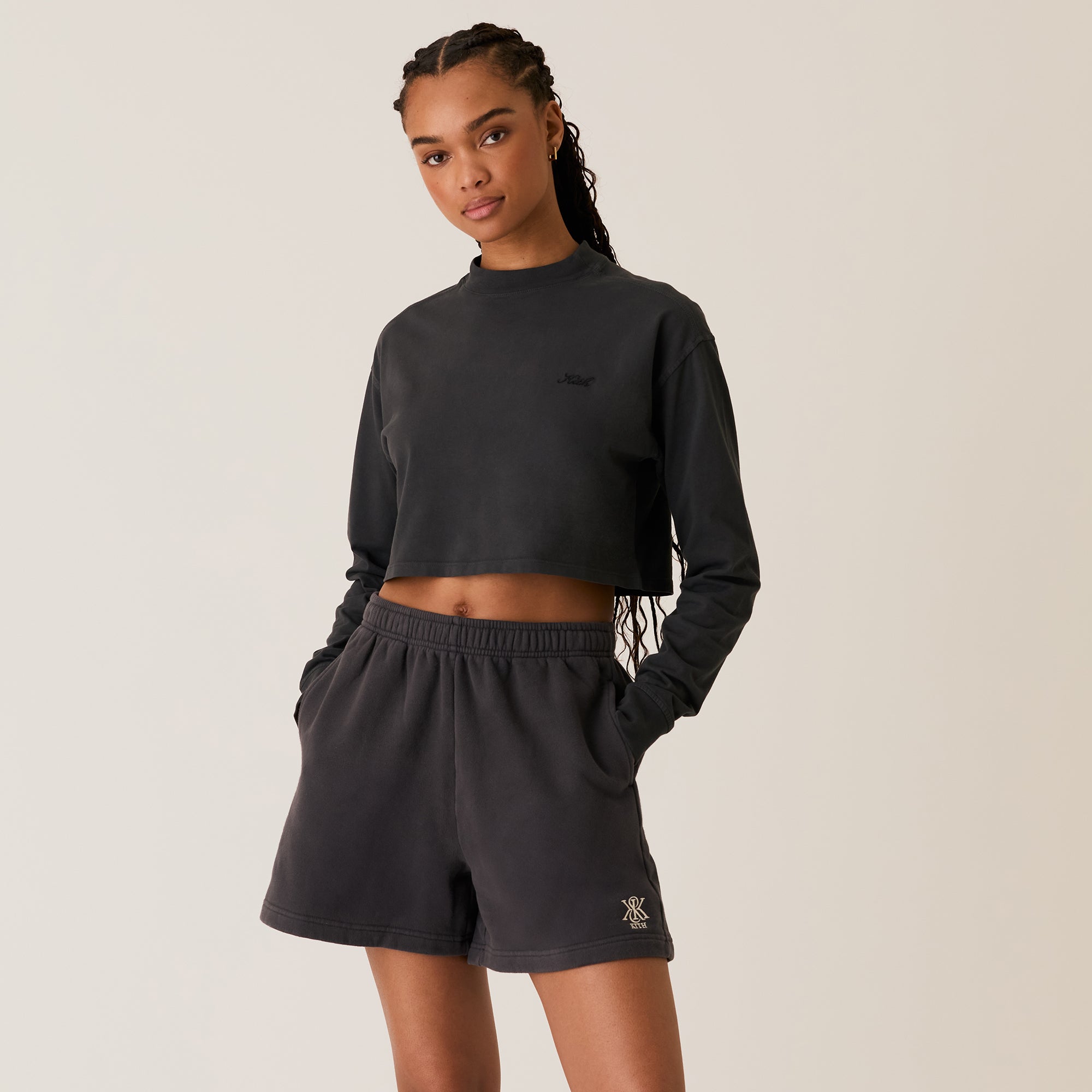 Kith Women Jasper Sueded Long Sleeve - Gotham | Kith Gotham