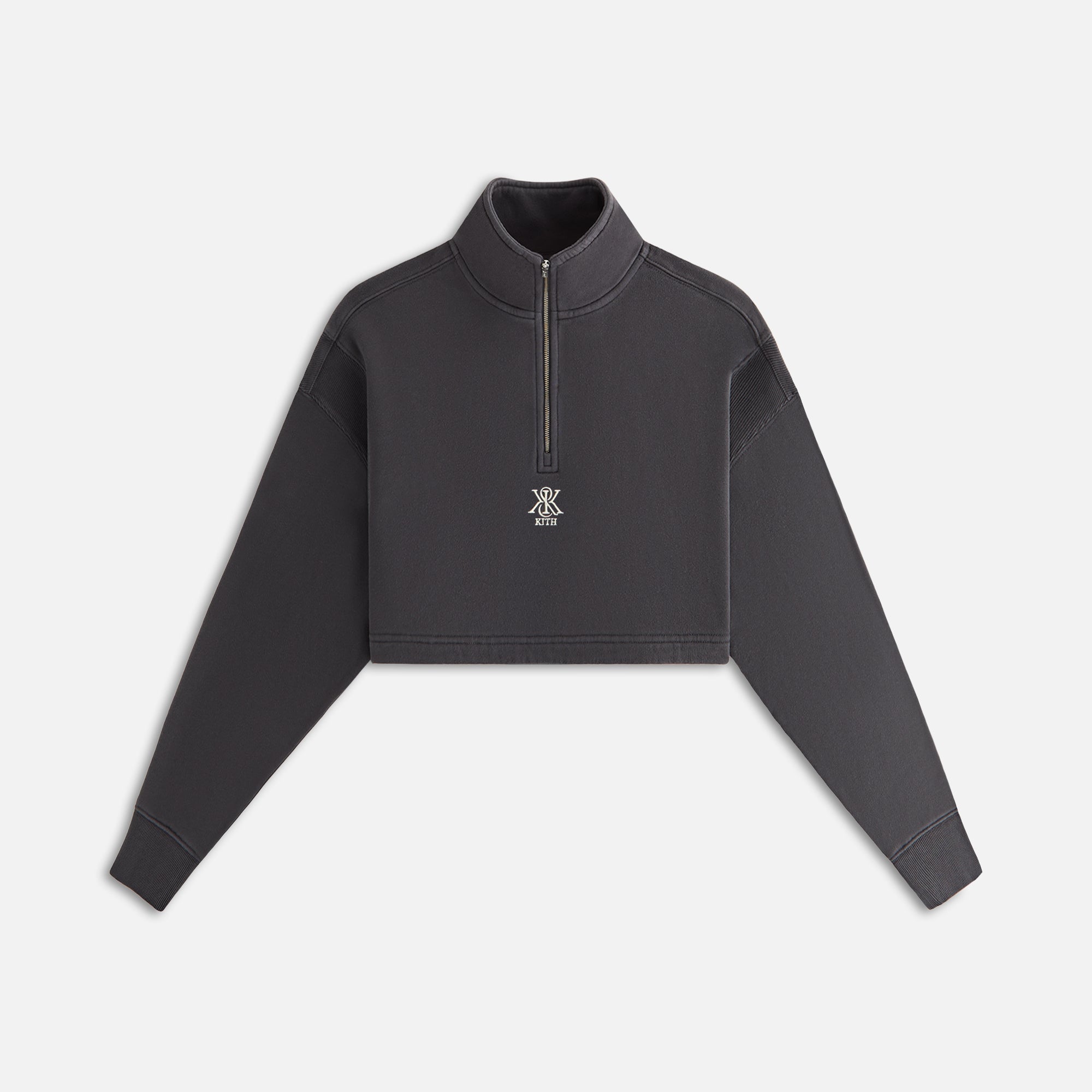Kith Women Vesper Sueded Quarter Zip - Gotham | Kith Gotham