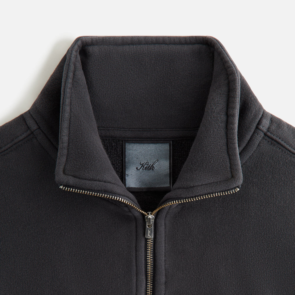 Kith Women Vesper Sueded Quarter Zip - Gotham | Kith Gotham