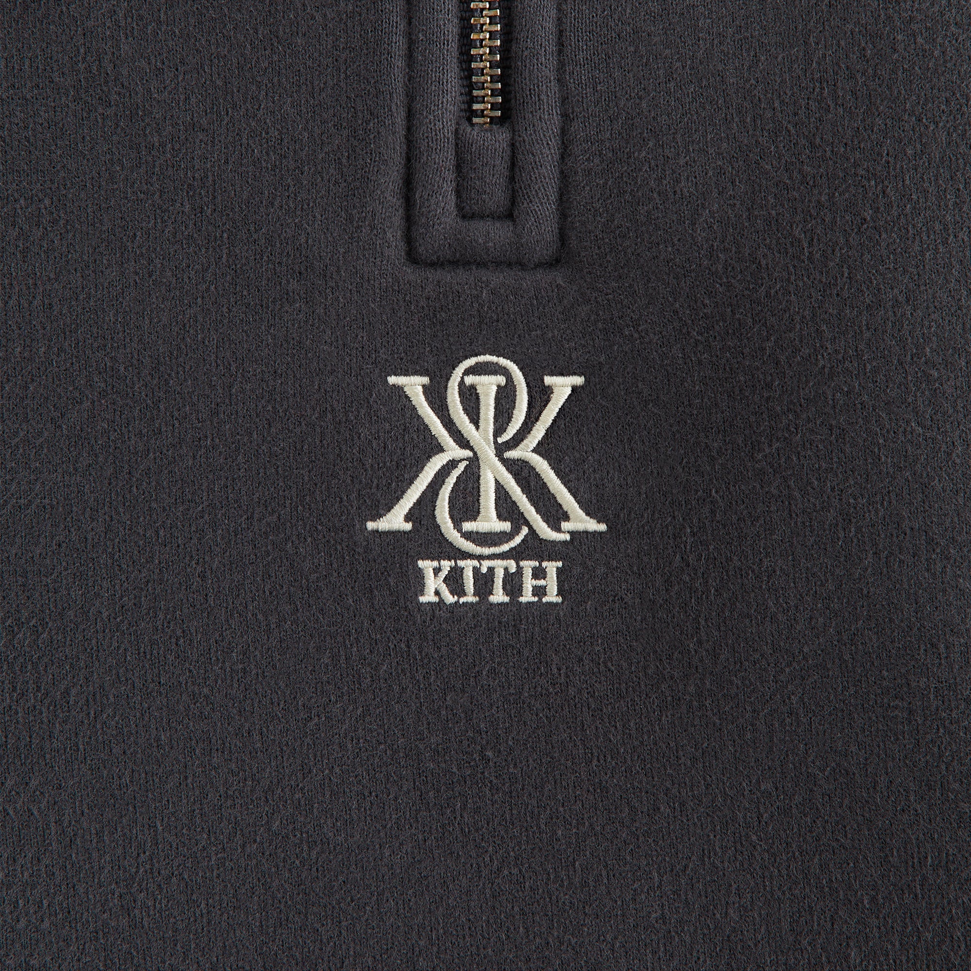 Kith Women Vesper Sueded Quarter Zip - Gotham | Kith Gotham