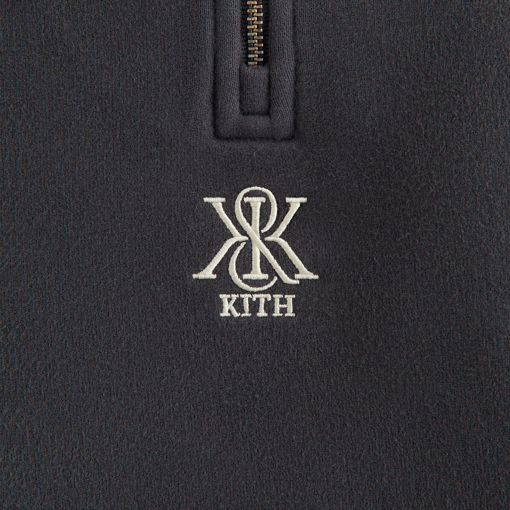 Kith Women Vesper Sueded Quarter Zip - Gotham | Kith Gotham