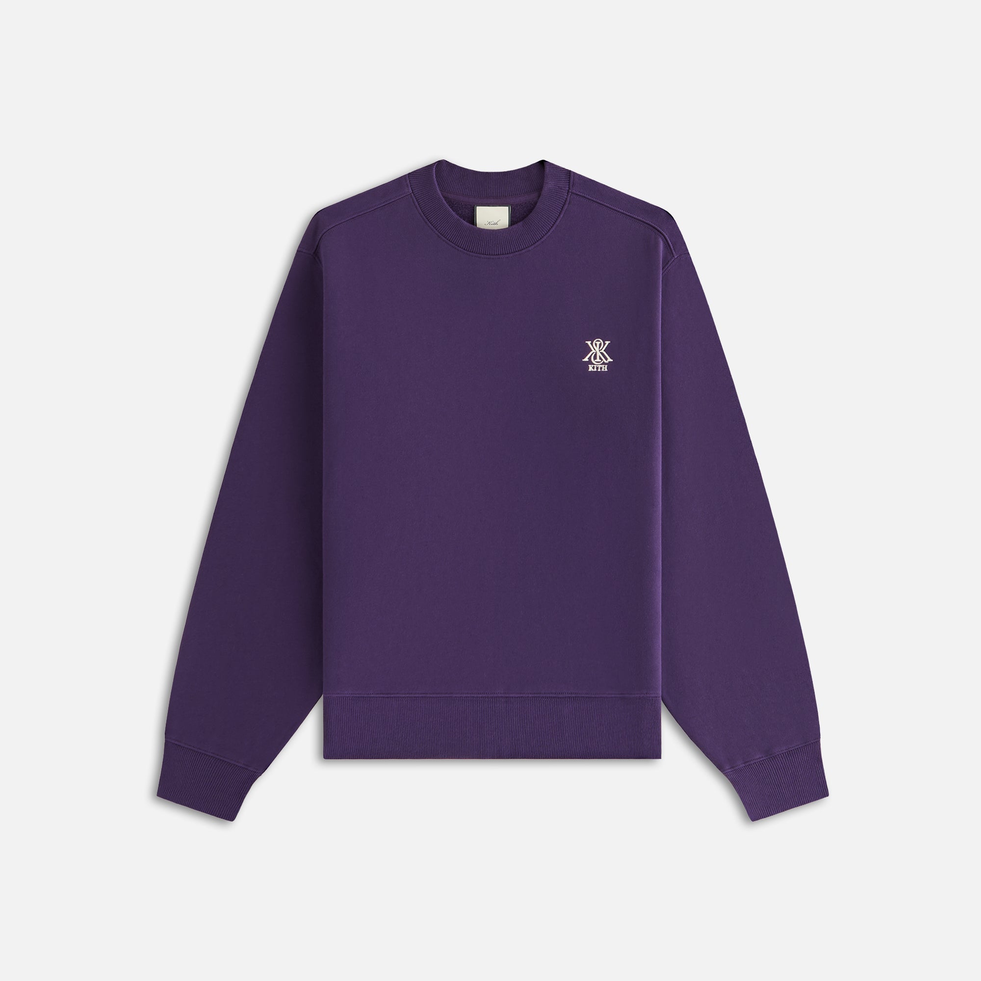 Kith Women Asher Crest Crewneck - Nightshade | Kith Nightshade