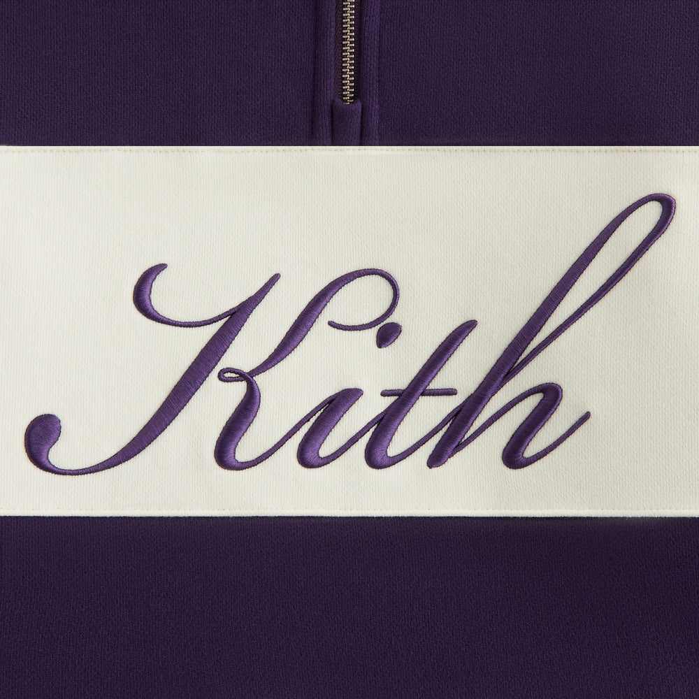 Kith Women Hunter II Script Quarter Zip - Nightshade | Kith Nightshade