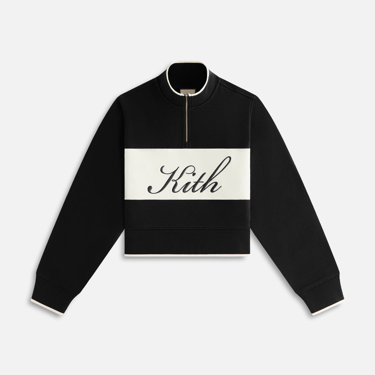 Kith Women Hunter II Script Quarter Zip - Black | Kith Black