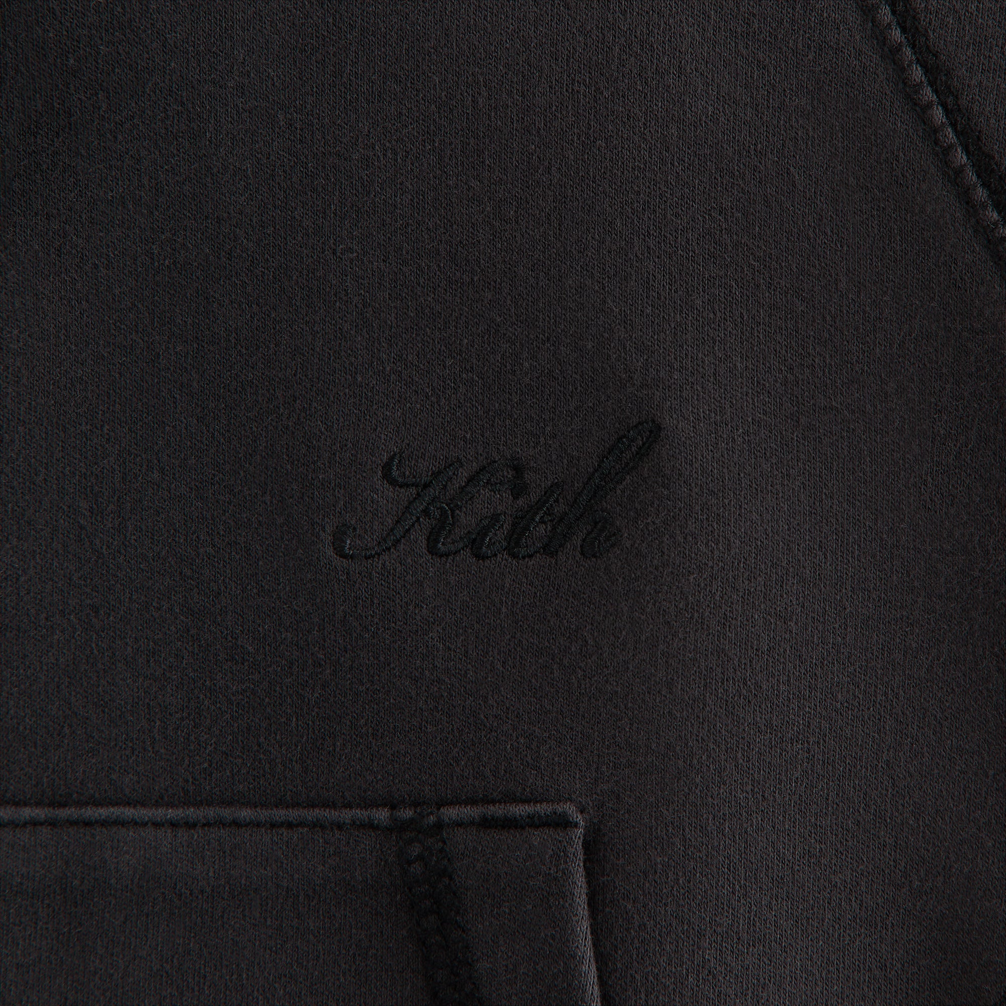 Kith Women Davin Cropped Hoodie - Black | Kith Black