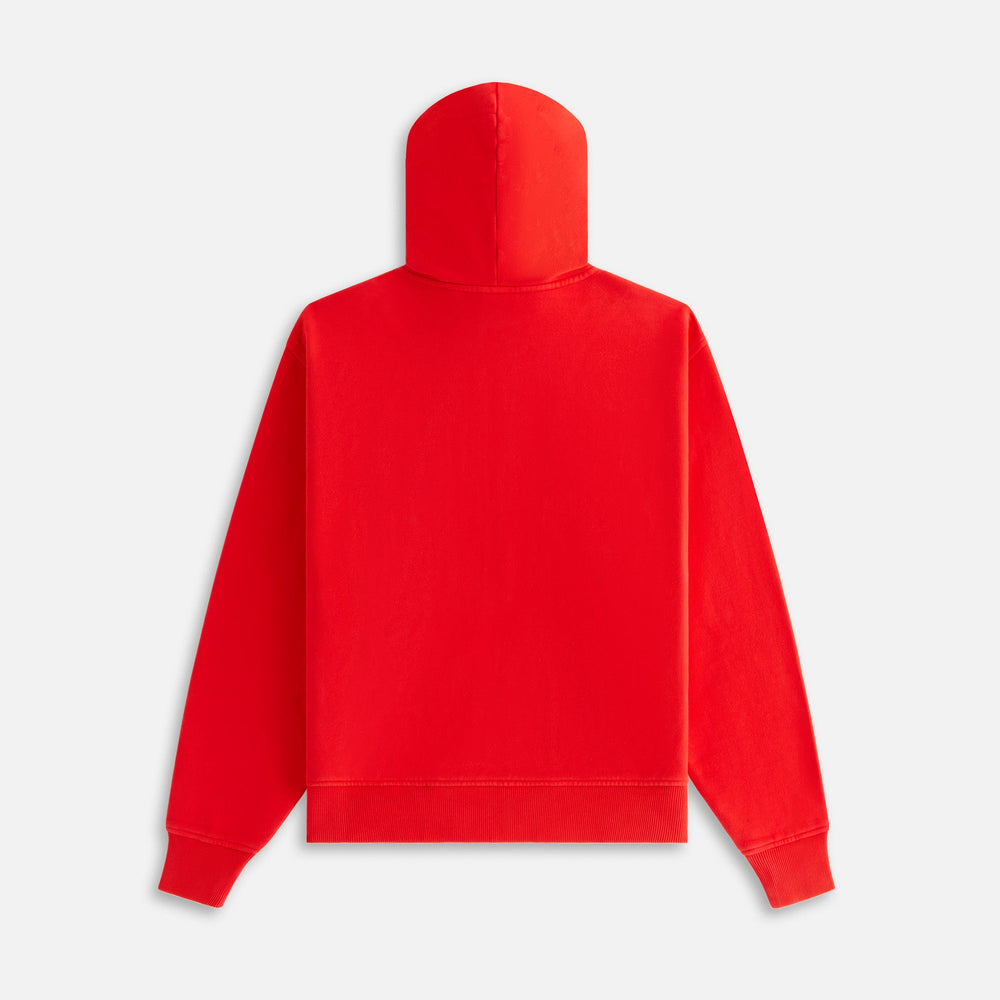 Kith Women Tanner Sueded Hoodie - Cinnabar | Kith Cinnabar