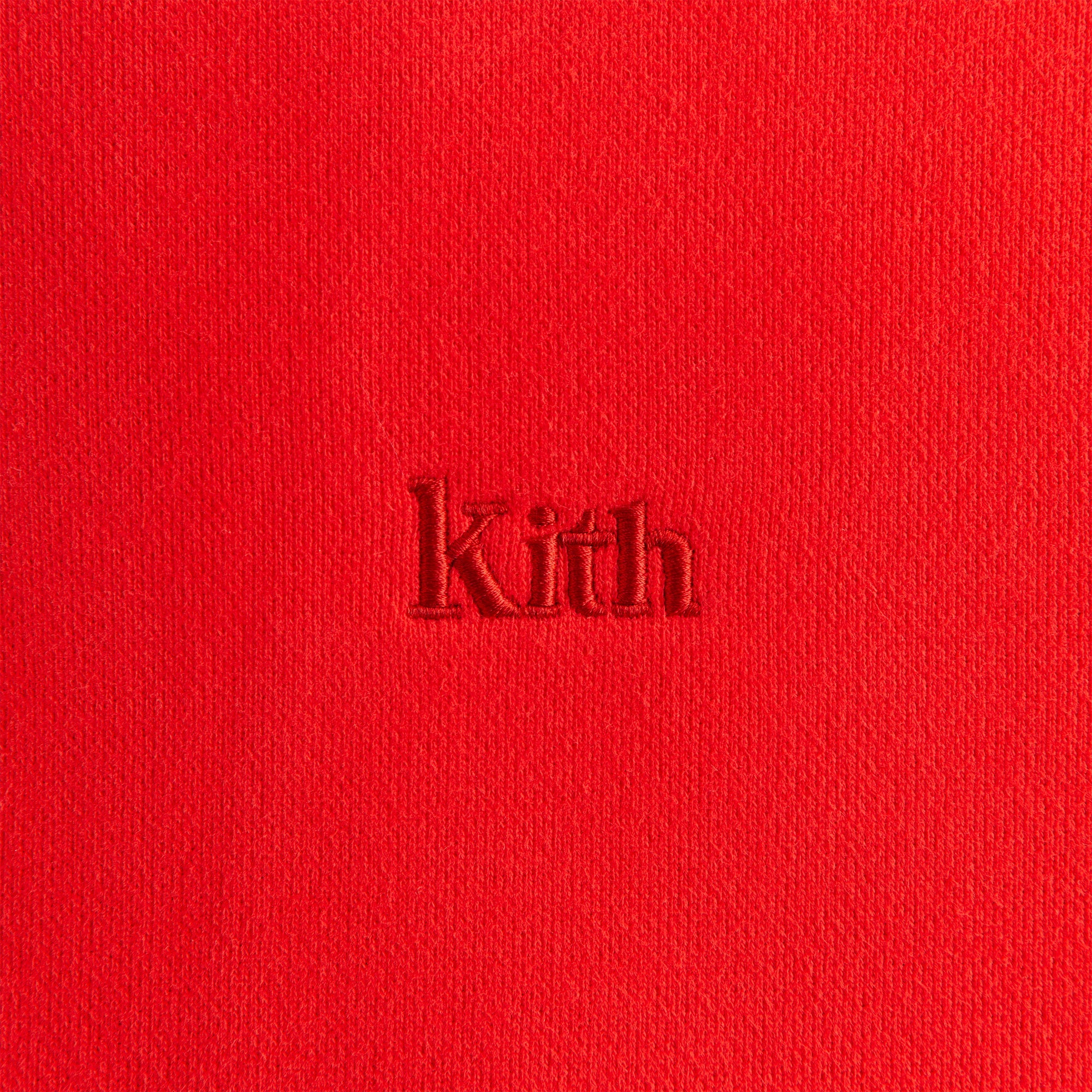Kith Women Tanner Sueded Hoodie - Cinnabar | Kith Cinnabar