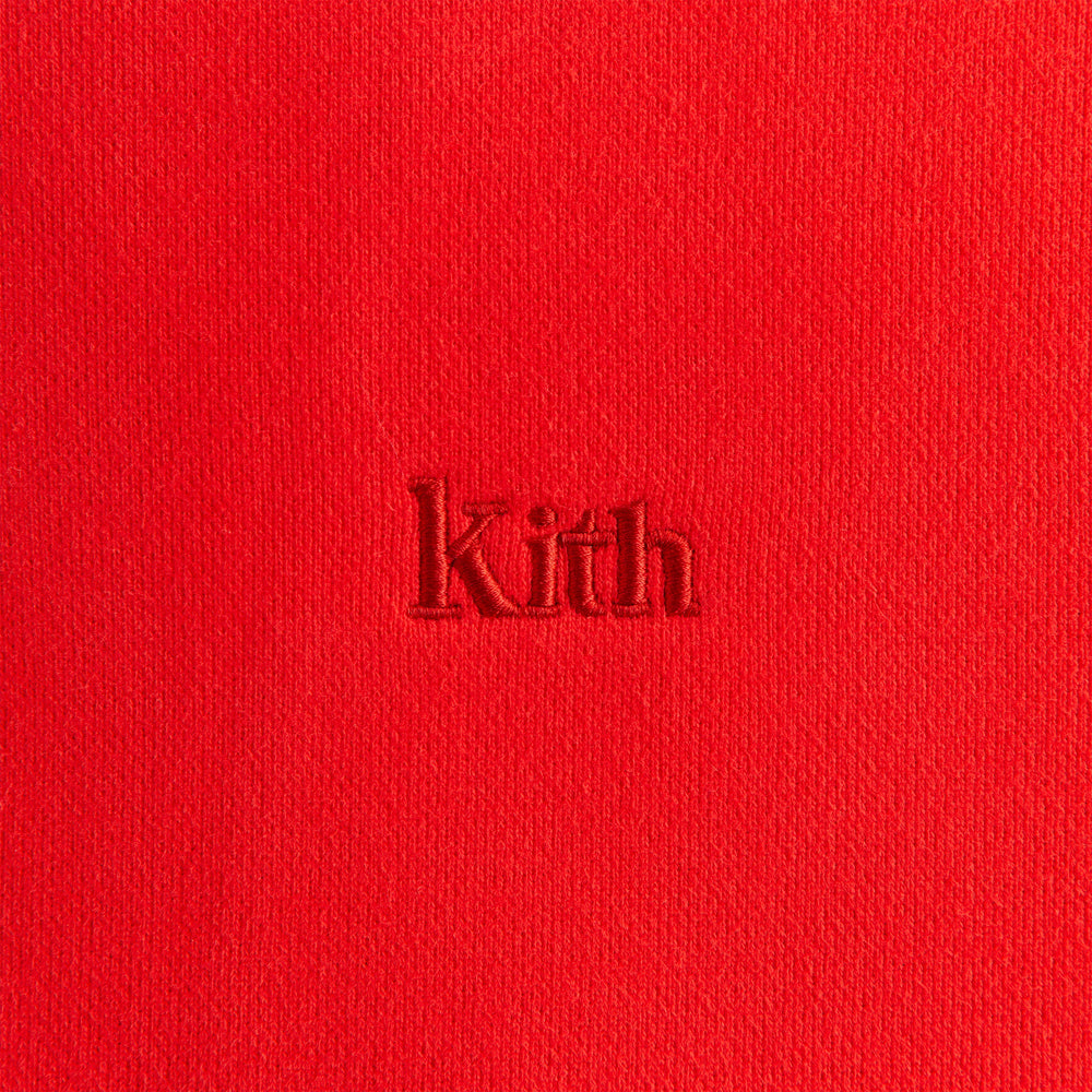 Kith Women Tanner Sueded Hoodie - Cinnabar | Kith Cinnabar