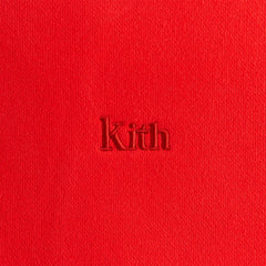 Kith Women Tanner Sueded Hoodie - Cinnabar | Kith Cinnabar