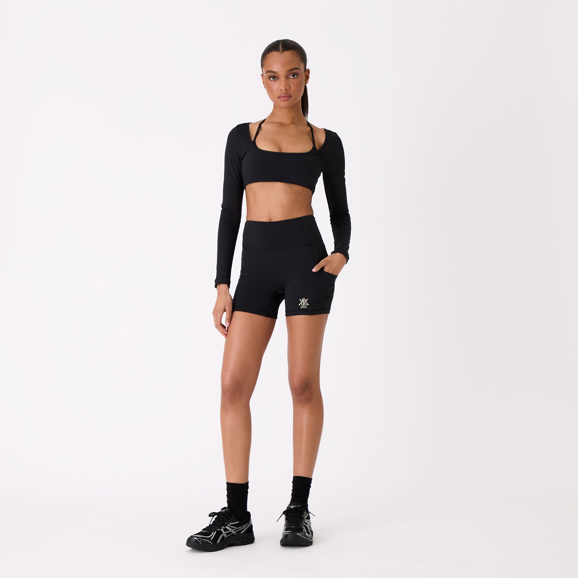 Kith Women Arlet Active Short - Black | Kith Black