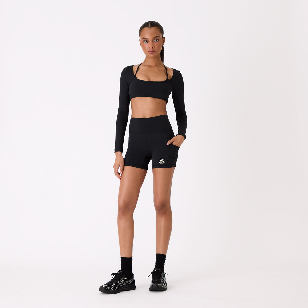 Kith Women Arlet Active Short - Black | Kith Black