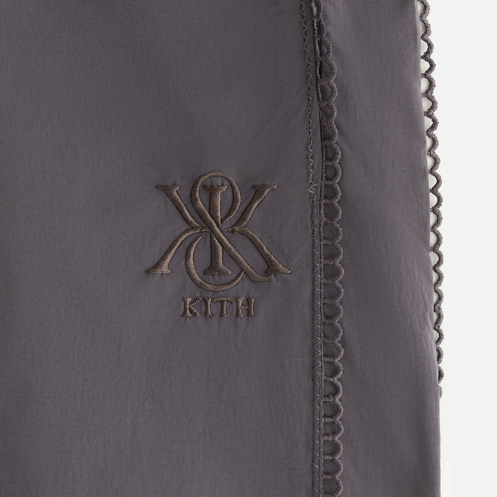 Kith Women Azariah Seamed Track Bottoms - Phantom Grey | Kith Phantom Grey