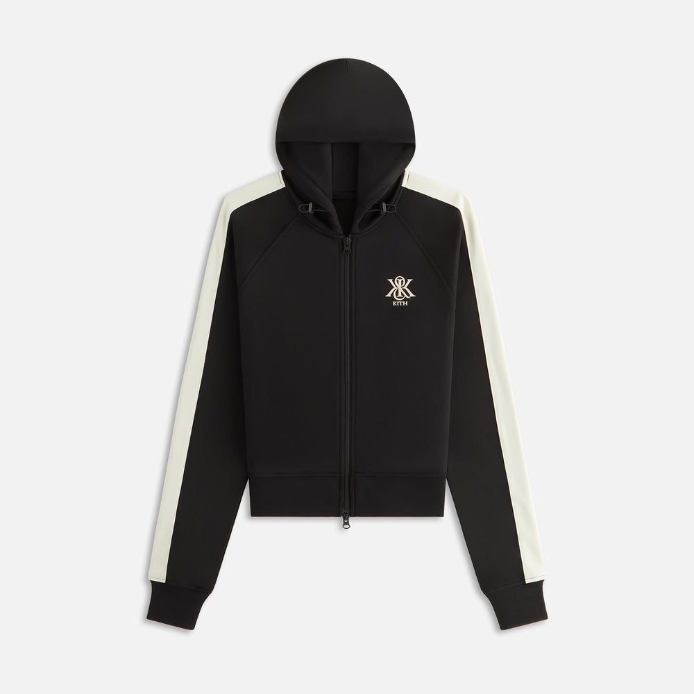Kith Women Arbor Hooded Track Jacket - Black | Kith Black