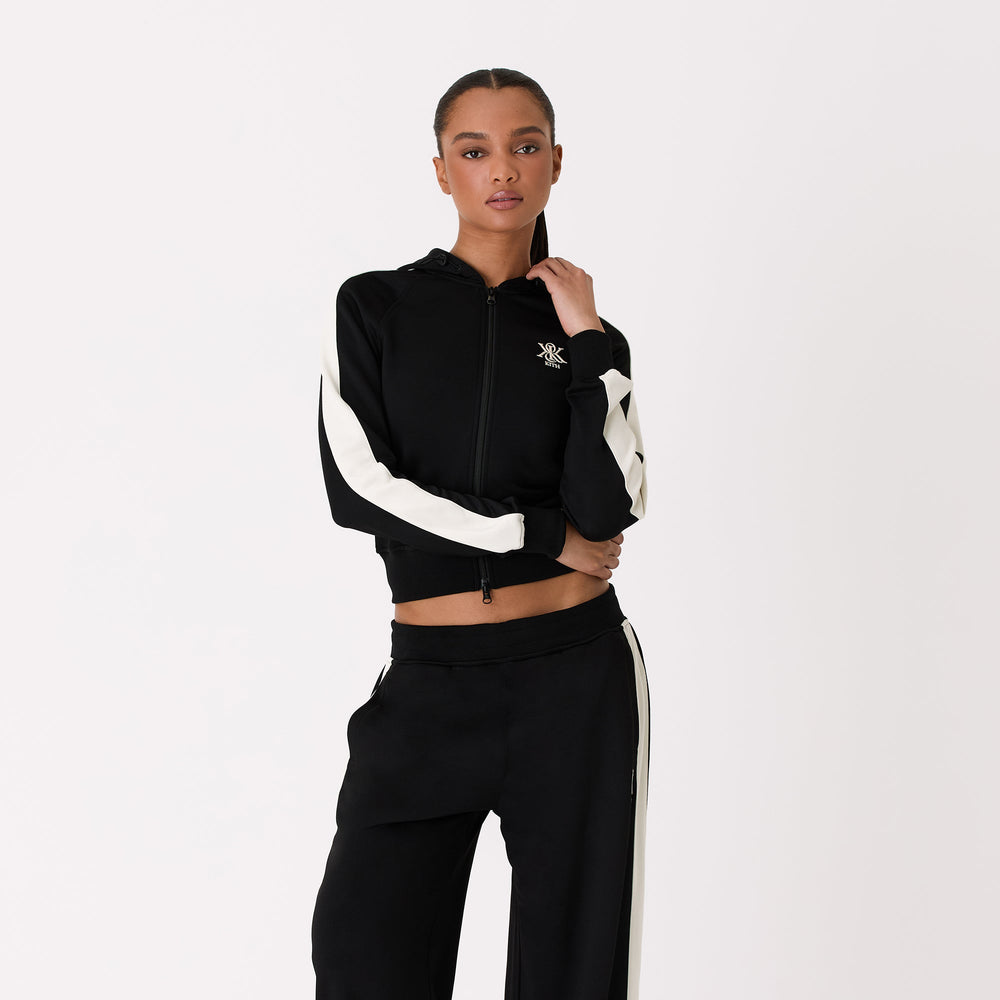 Kith Women Arbor Hooded Track Jacket - Black | Kith Black