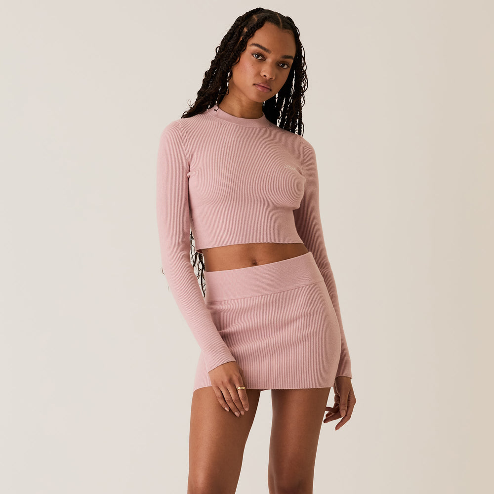 Kith Women Arys Rib Mini Skirt - Syringa | Kith Syringa