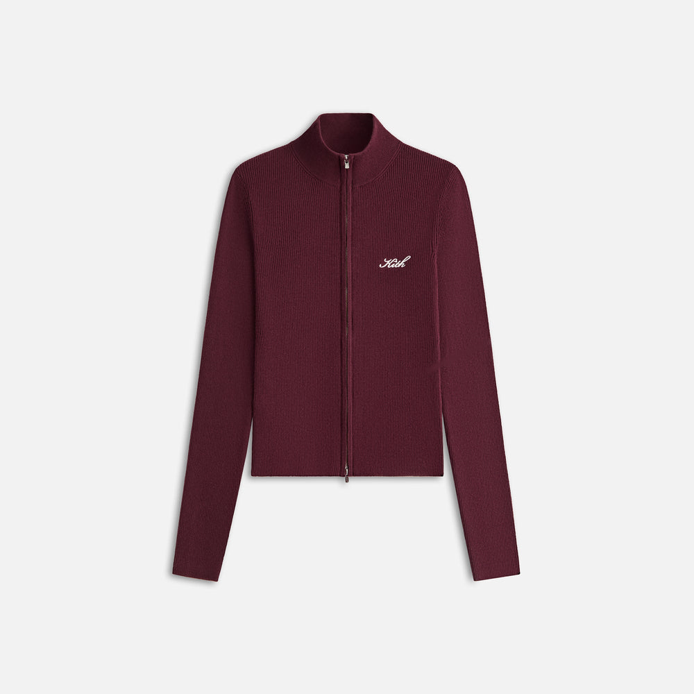 Kith Women Ina Rib Track Zip - Magma | Kith Magma