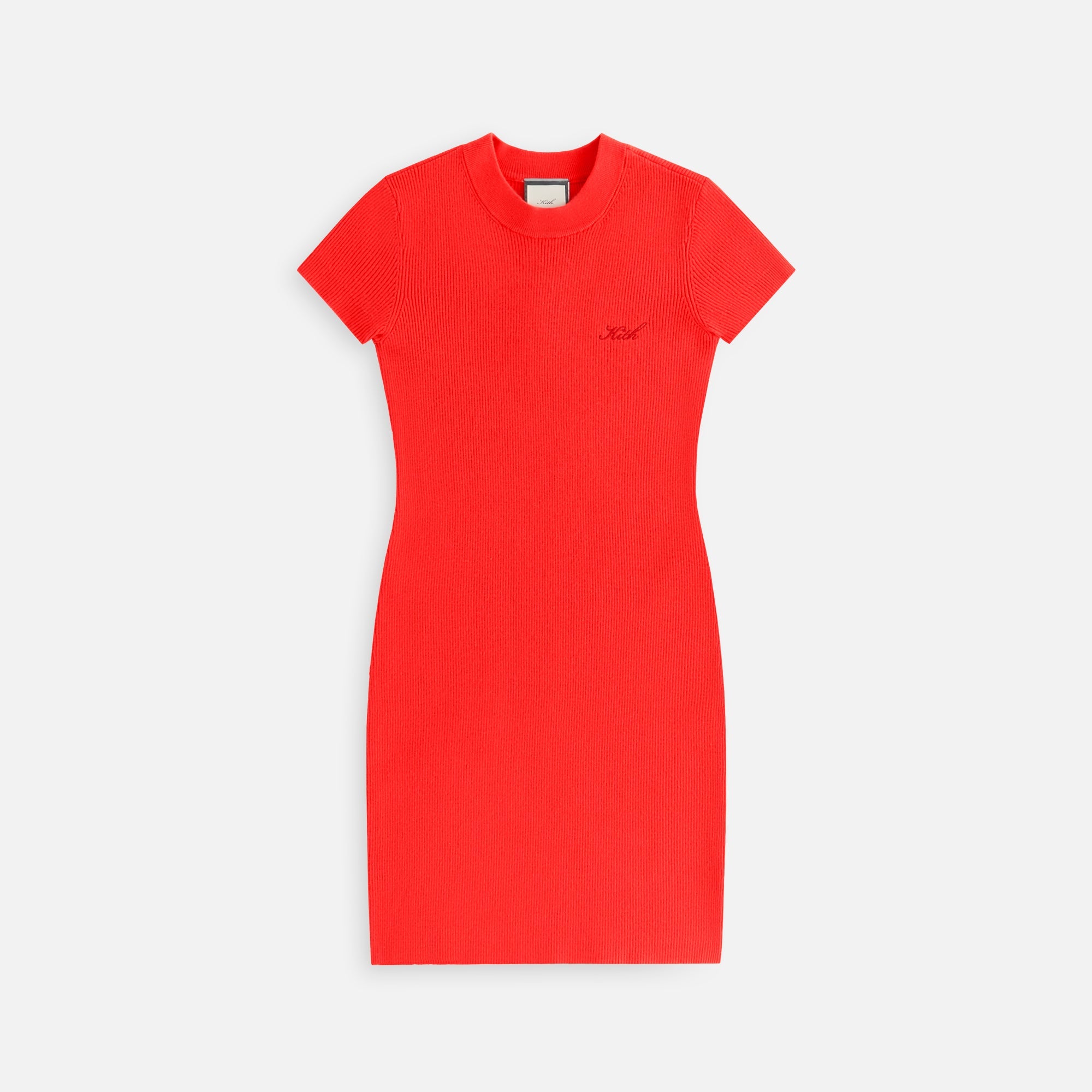 Kith Women Mulberry Rib Dress - Cinnabar | Kith Cinnabar