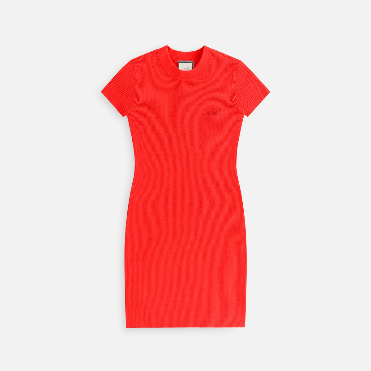 Kith Women Mulberry Rib Dress - Cinnabar | Kith Cinnabar