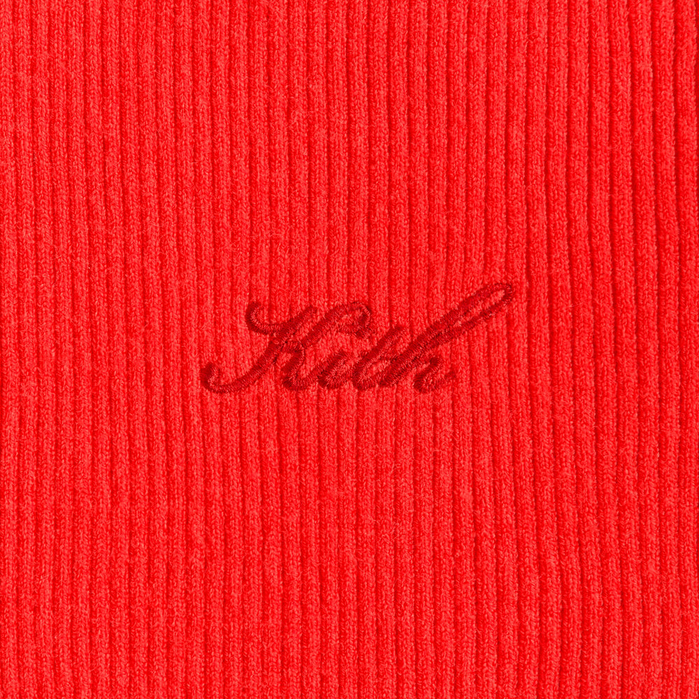 Kith Women Mulberry Rib Dress - Cinnabar | Kith Cinnabar