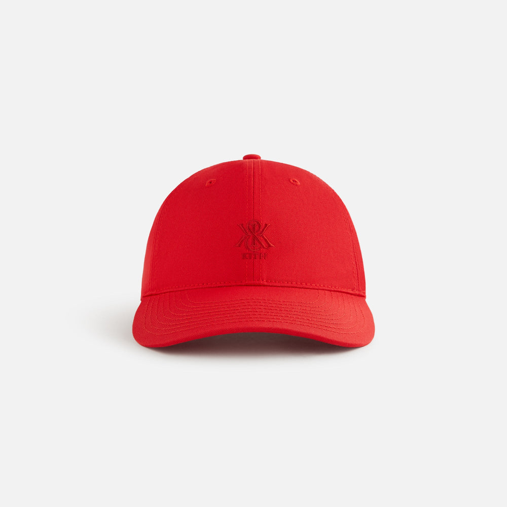 Kith Women Crest Embroidered Classic Cap - Cinnabar | Kith Cinnabar