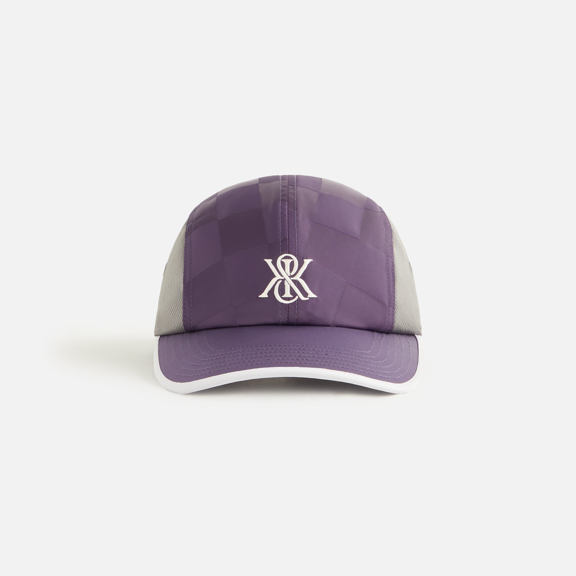 Kith Women Checkered Satin Camper Cap - Nightshade | Kith Nightshade