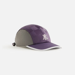 Kith Women Checkered Satin Camper Cap - Nightshade | Kith Nightshade