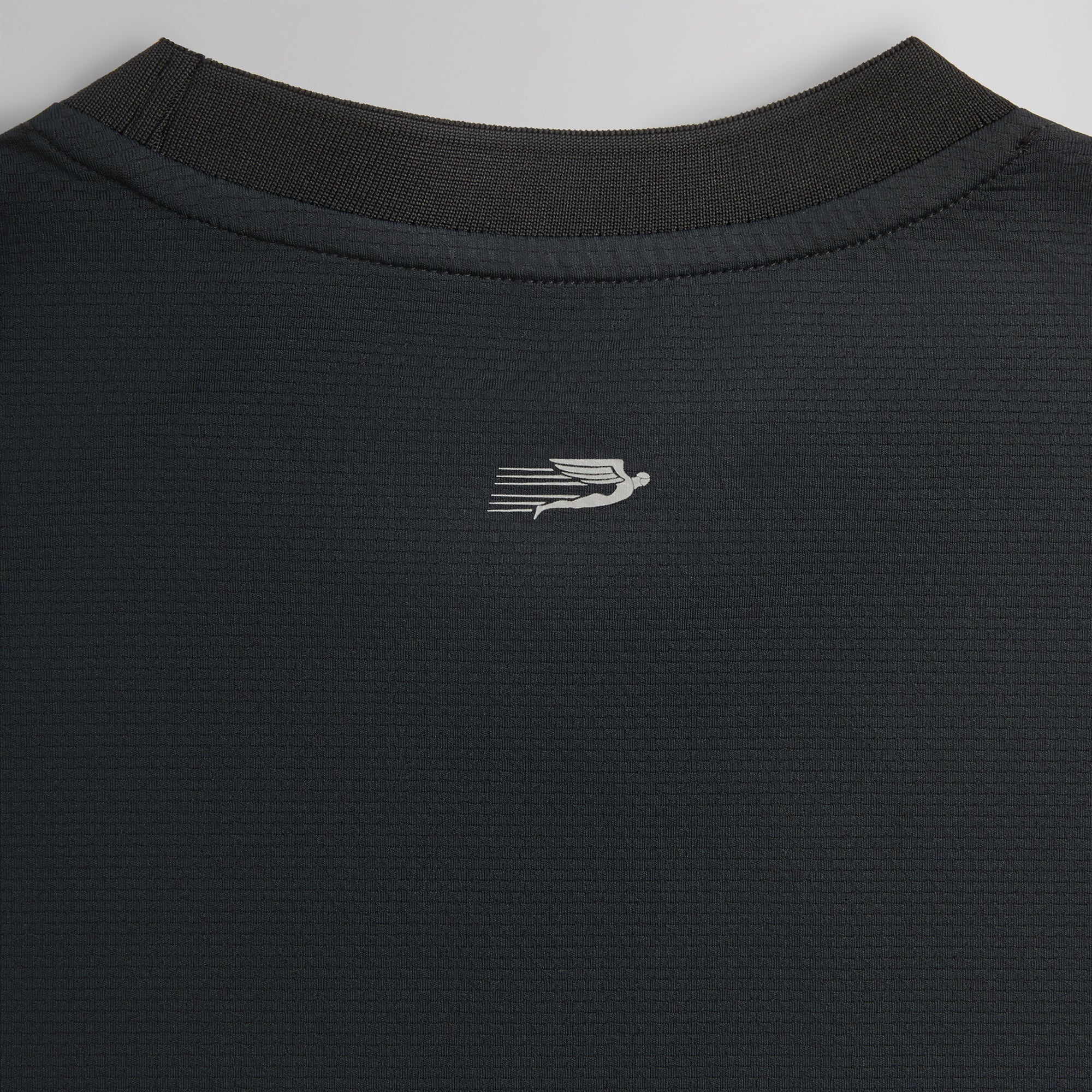 Kith Honeycomb Tech Heathrow Long Sleeve Tee - Black | Kith Black