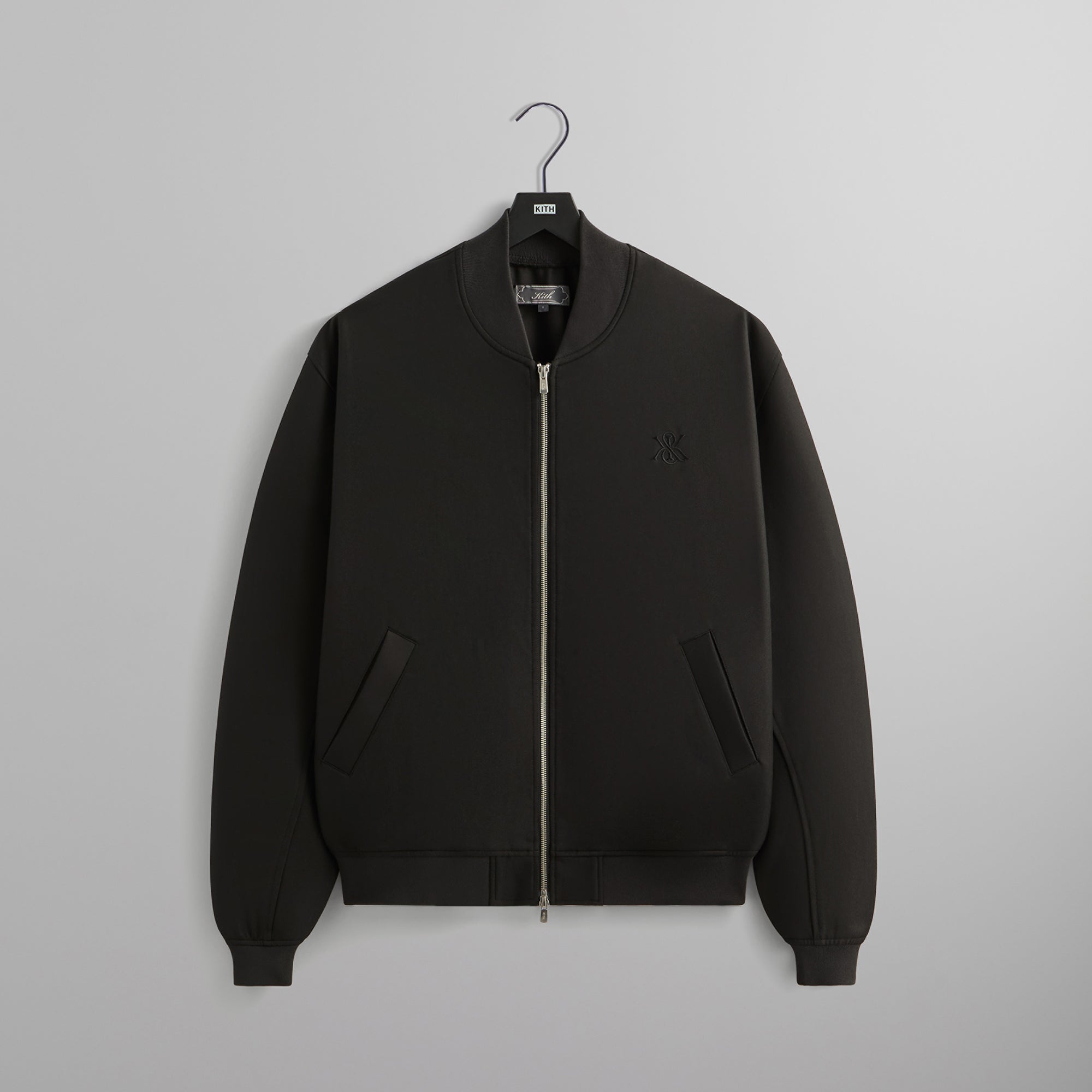 Kith Double Weave Avery Bomber Jacket - Black | Kith Black