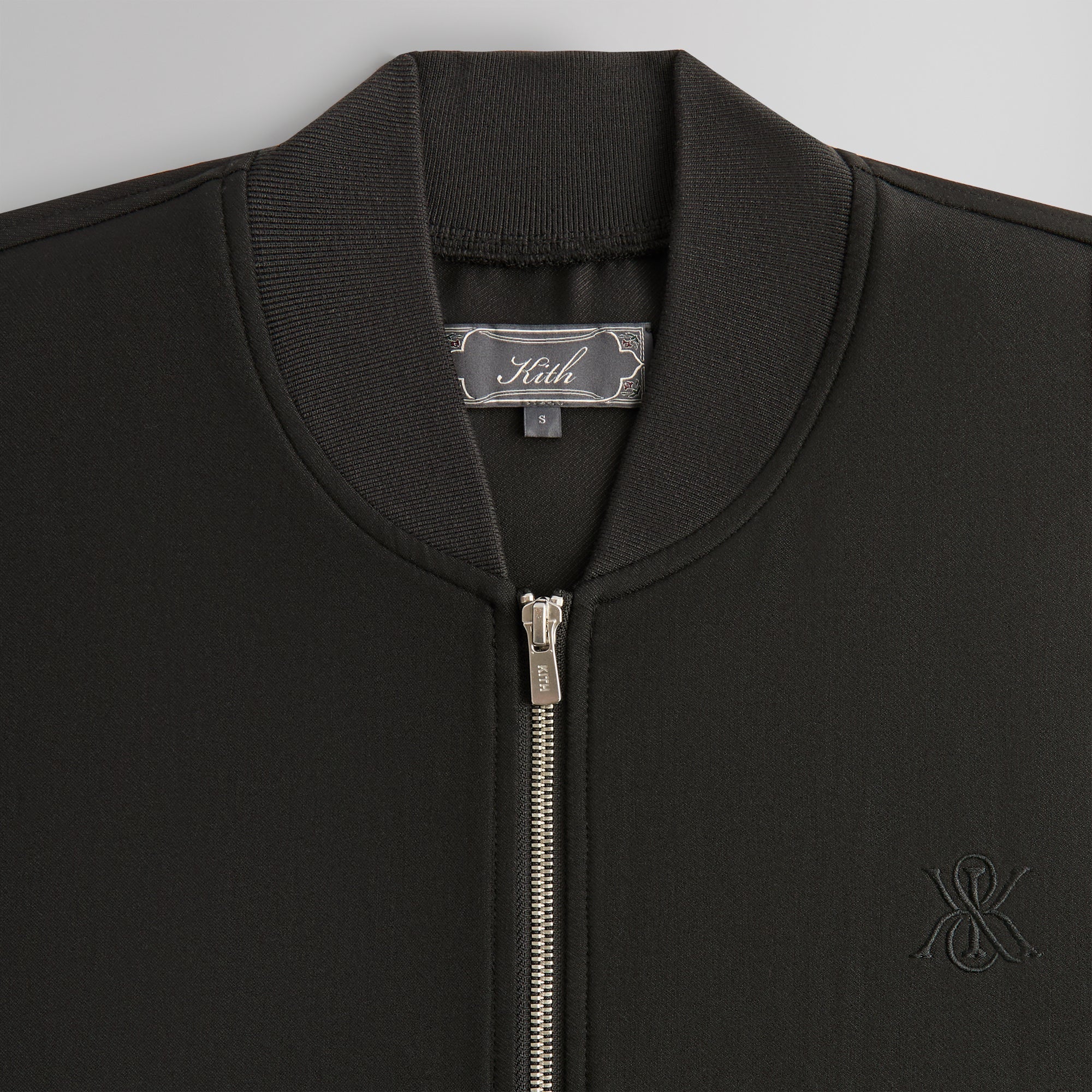Kith Double Weave Avery Bomber Jacket - Black | Kith Black