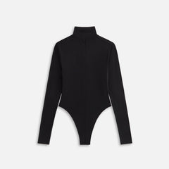 Kith Women Alexis Zip Front Bodysuit - Black | Kith Black