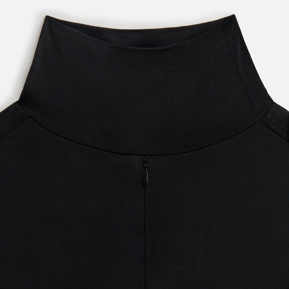 Kith Women Alexis Zip Front Bodysuit - Black | Kith Black