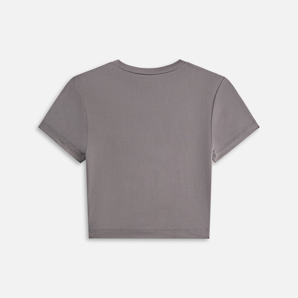 Kith Women Mulberry III Cupro Tee - Hematite | Kith Hematite