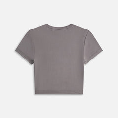 Kith Women Mulberry III Cupro Tee - Hematite | Kith Hematite
