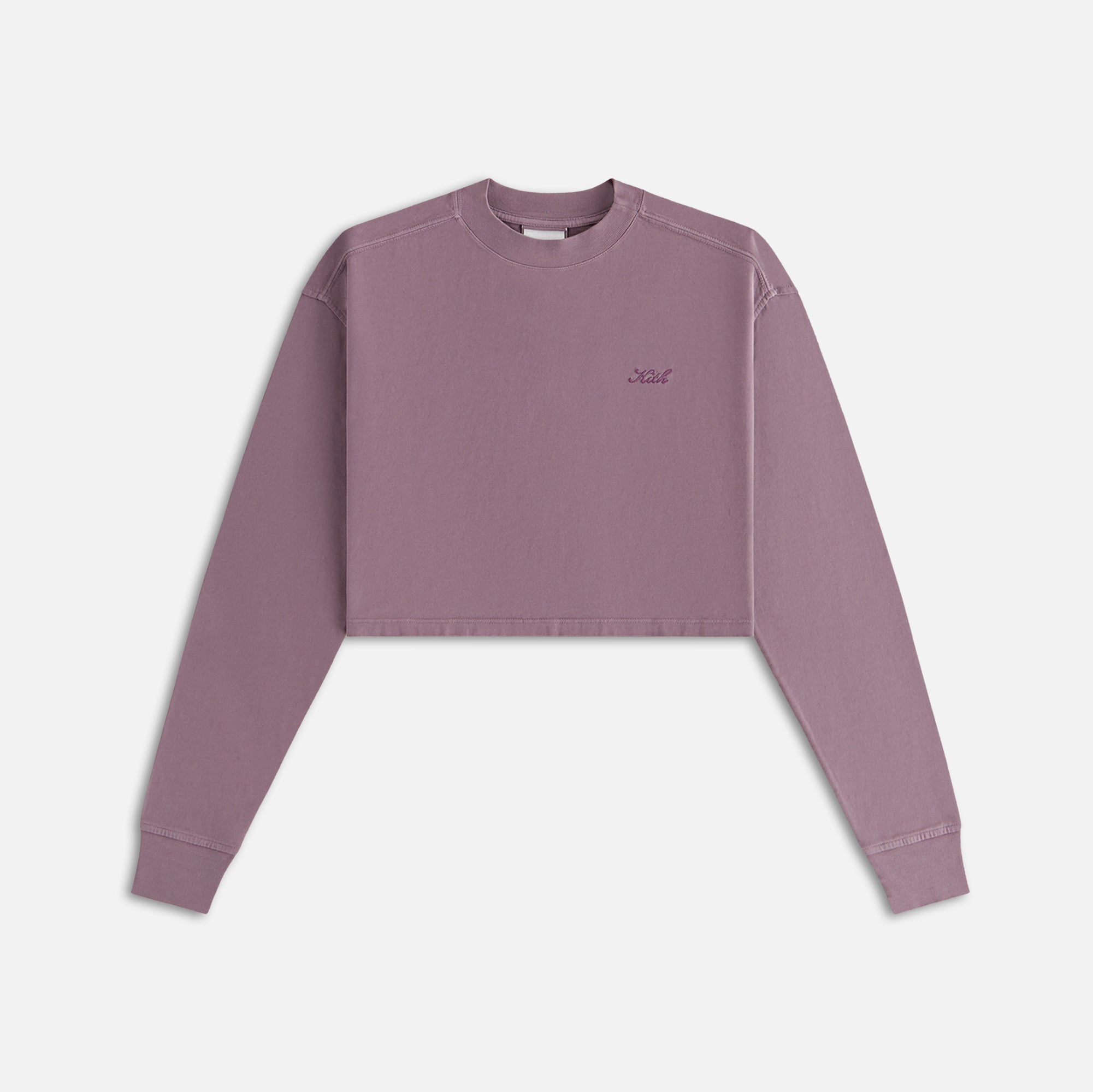 Kith Women Jasper Sueded Long Sleeve - Ash Violet | Kith Ash Violet