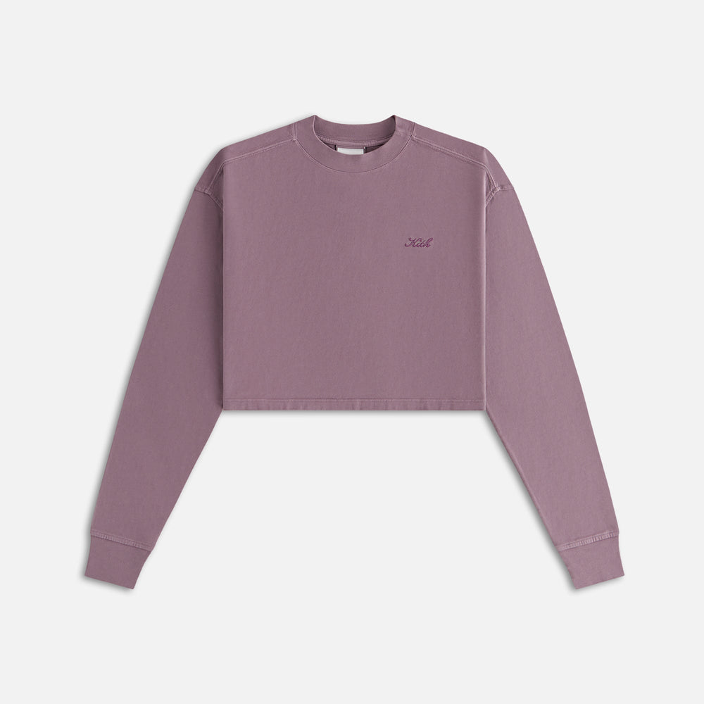 Kith Women Jasper Sueded Long Sleeve - Ash Violet | Kith Ash Violet