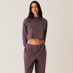 Kith Women Jasper Sueded Long Sleeve - Ash Violet | Kith Ash Violet