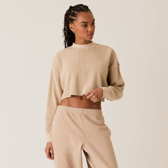 Kith Women Bryden Waffle Long Sleeve - Theory | Kith Theory