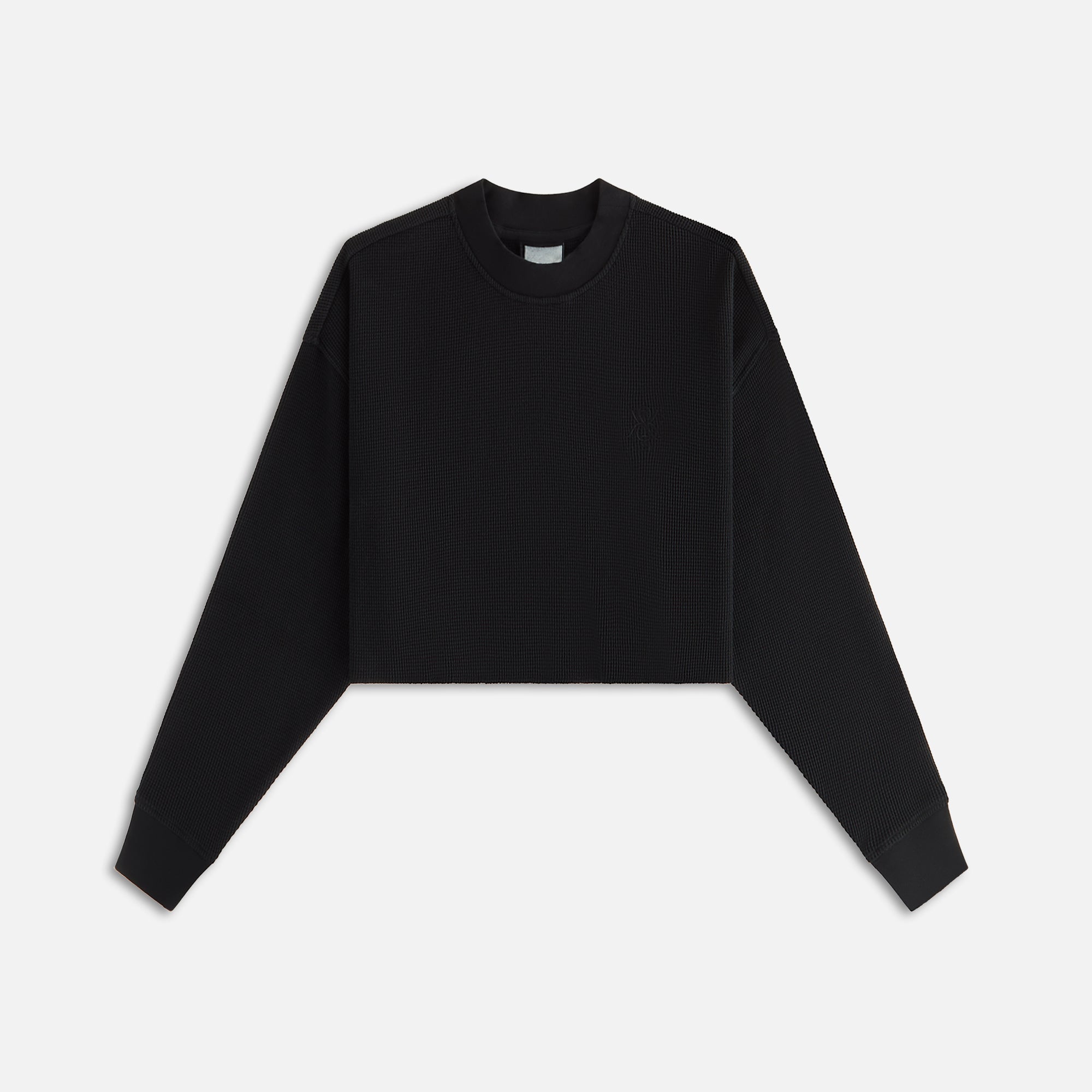 Kith Women Bryden Waffle Long Sleeve - Black | Kith Black