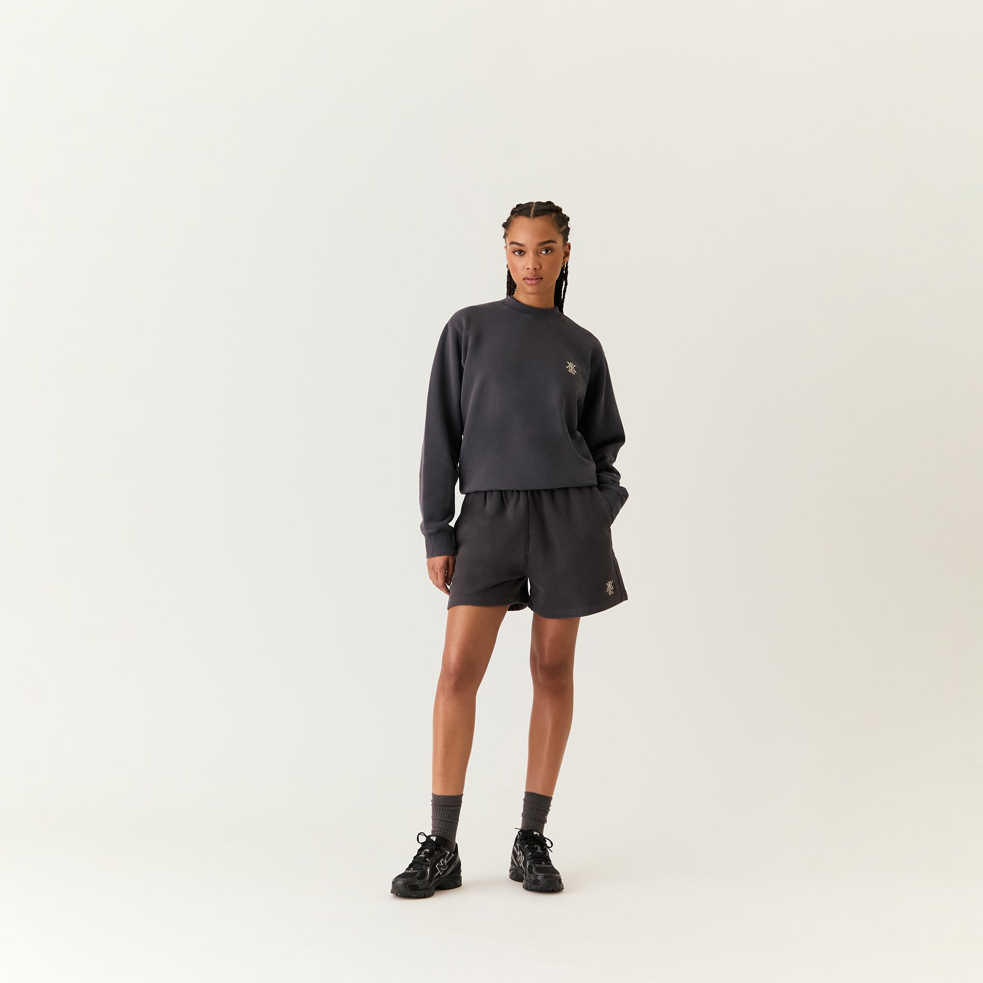 Kith Women Rayne Sueded Sweatshort - Gotham | Kith Gotham